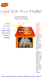 Mobile Screenshot of lonestarfunfoods.com
